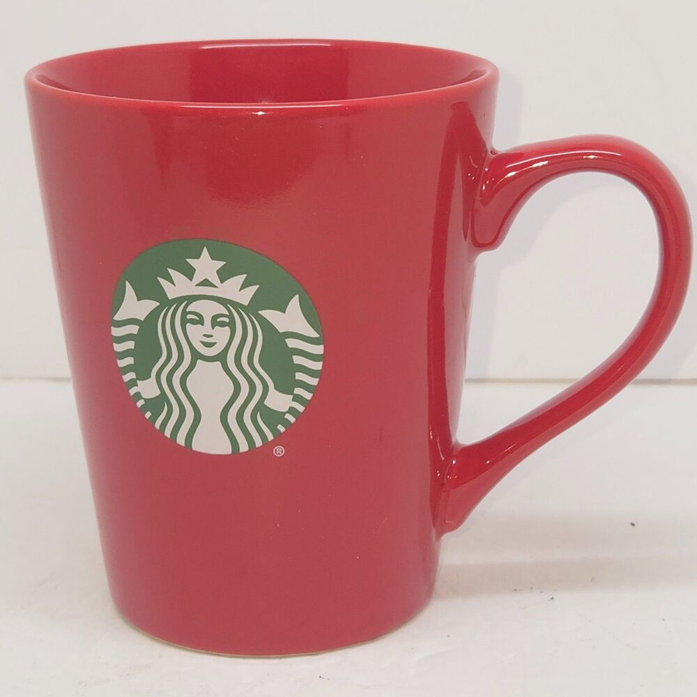 Starbucks Coffee Mug 12oz Red Siren Logo 12oz Red Ceramic 2020 Holiday Classic